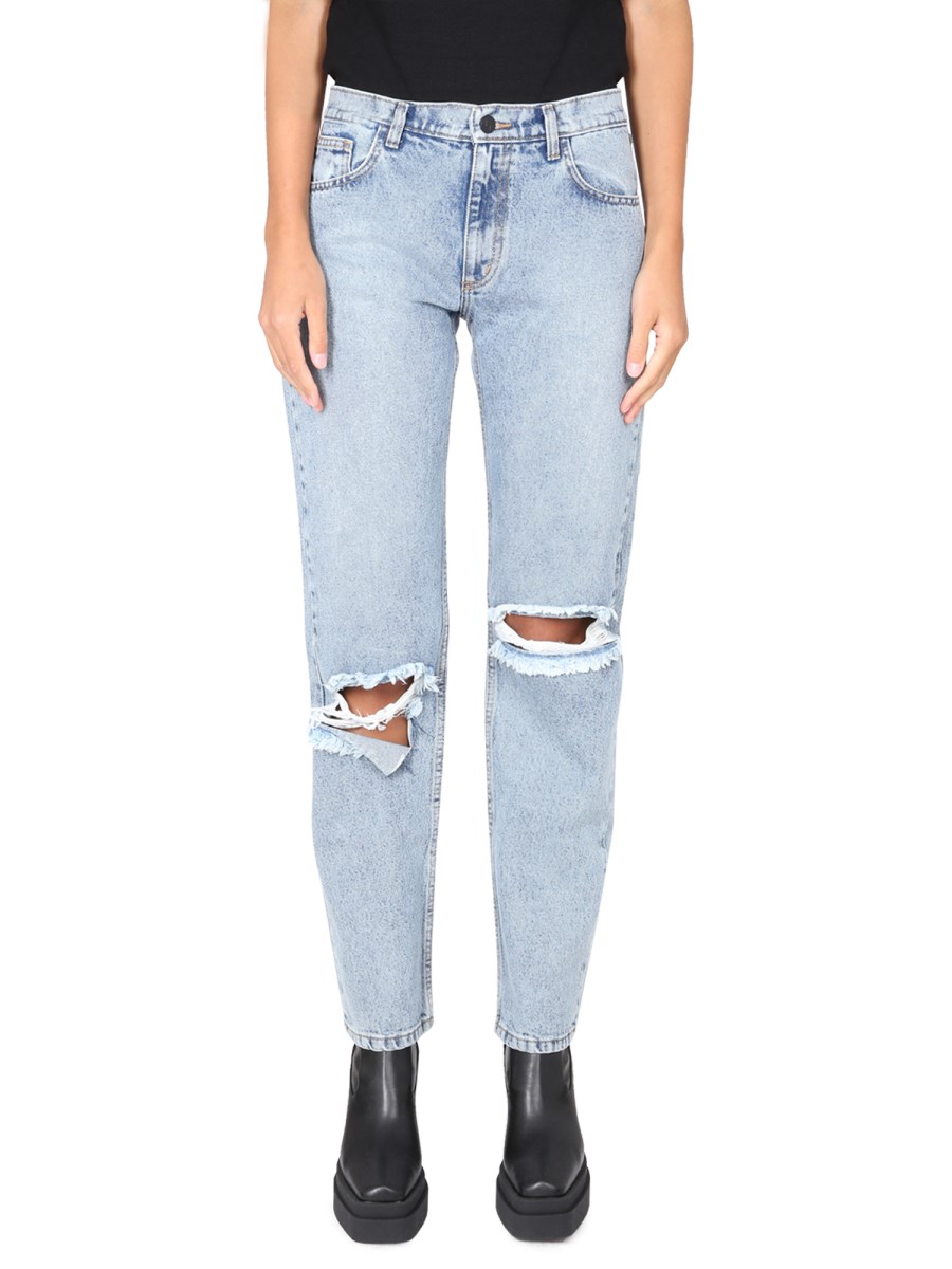 THE MANNEI JEANS SARA IN DENIM DI COTONE