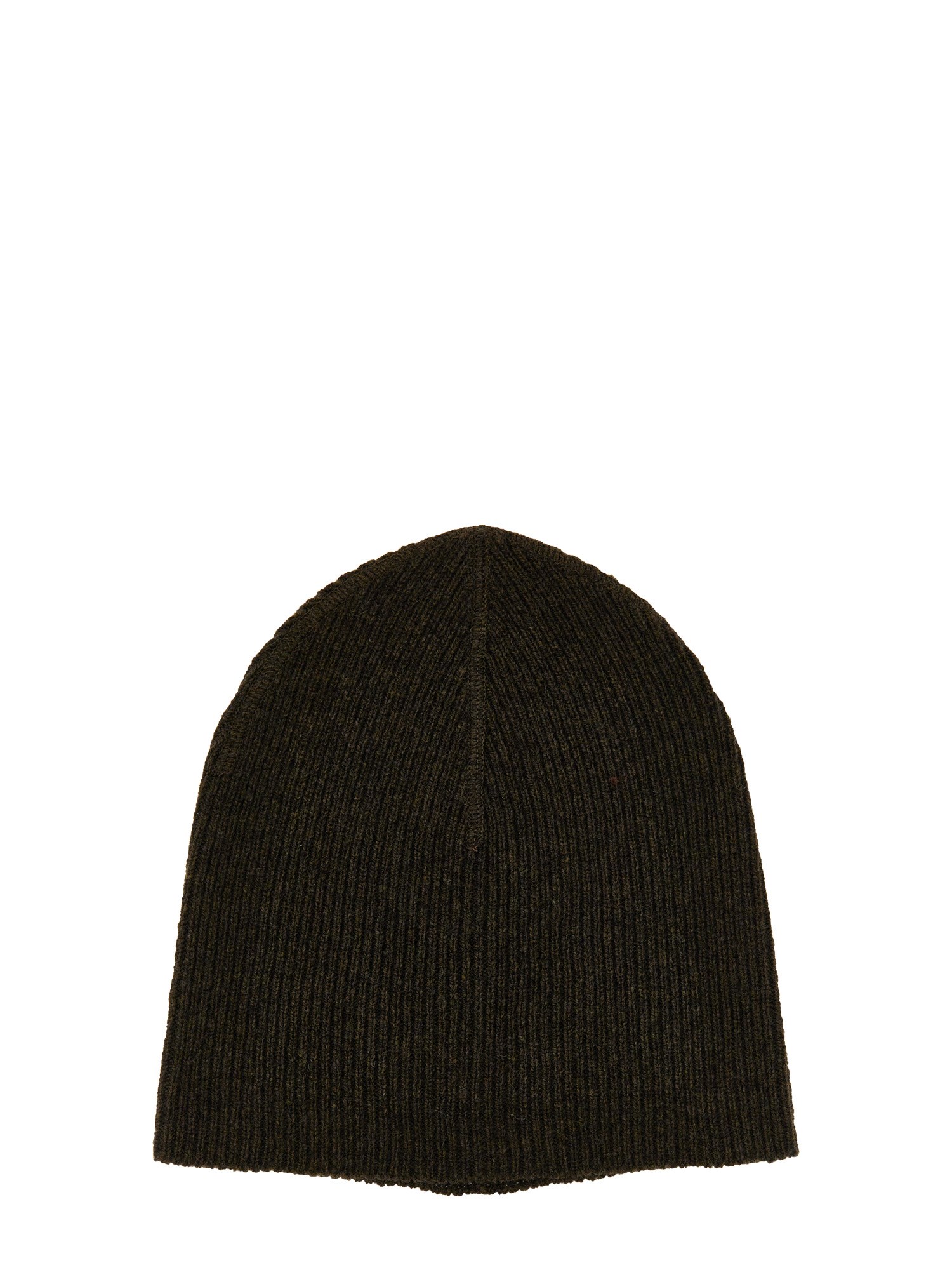 Shop Margaret Howell Wool Beanie Hat In Charcoal