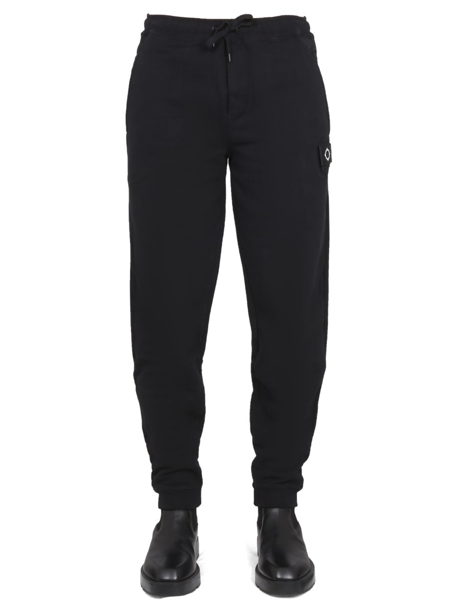 MA.STRUM COTTON JOGGING PANTS WITH ICONIC LABEL Eleonora Bonucci