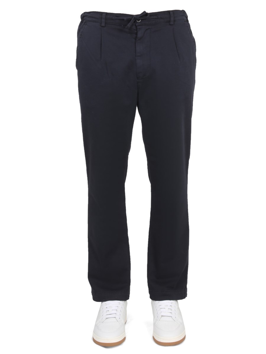 EAST HARBOUR SURPLUS PANTALONE IN COTONE CON ELASTICO