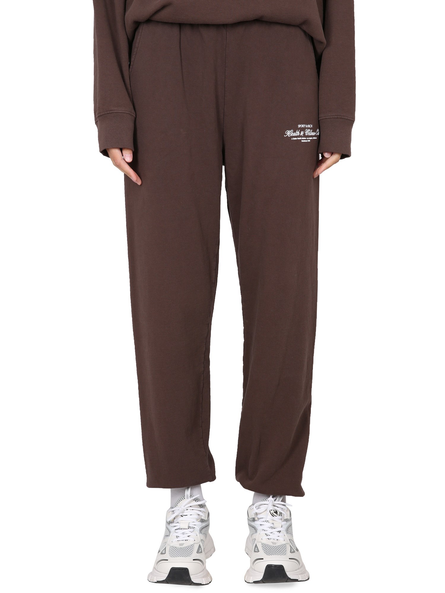 SPORTY AND RICH JOGGING PANTS WITH LOGO