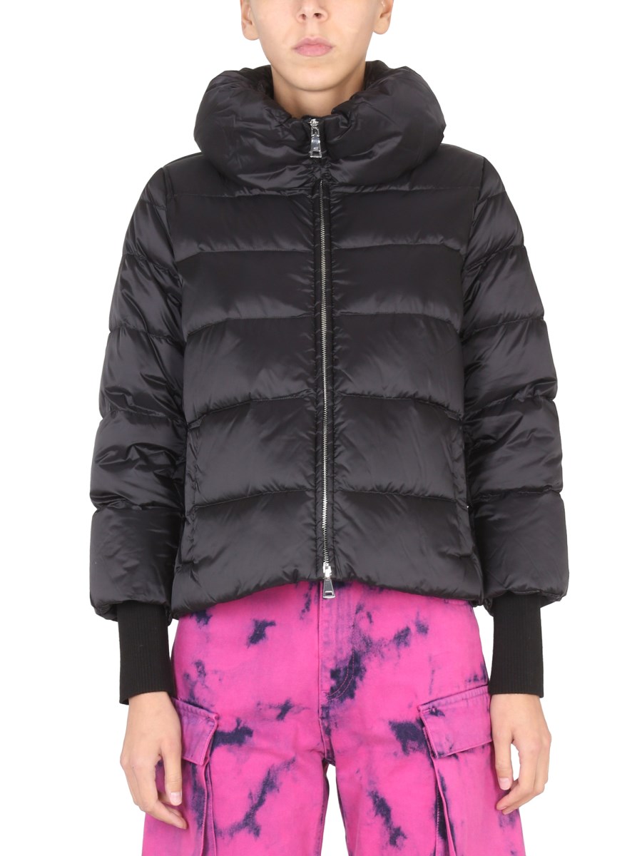 ADD SHORT DOWN JACKET WITH REMOVABLE HOOD Eleonora Bonucci