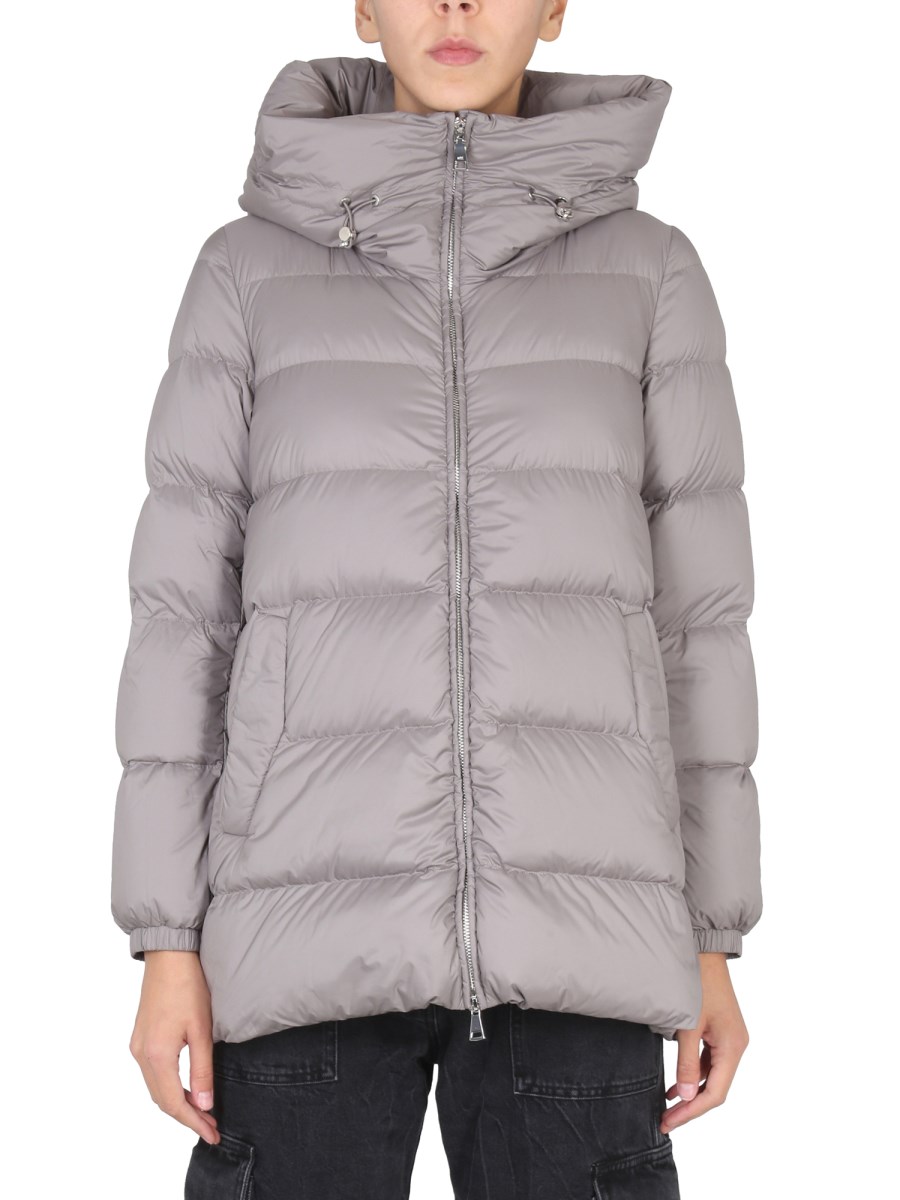 Add hooded down sales jacket