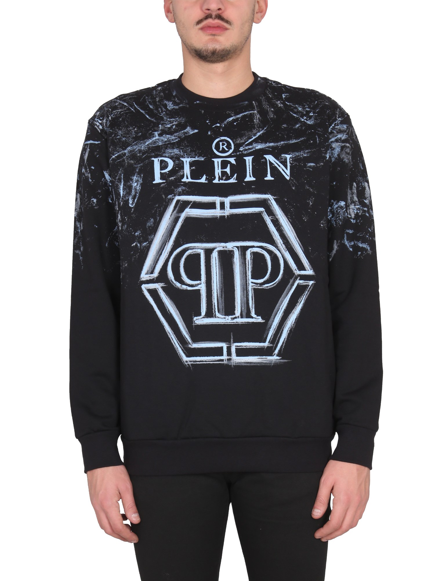 philipp plein sweatshirt with logo print