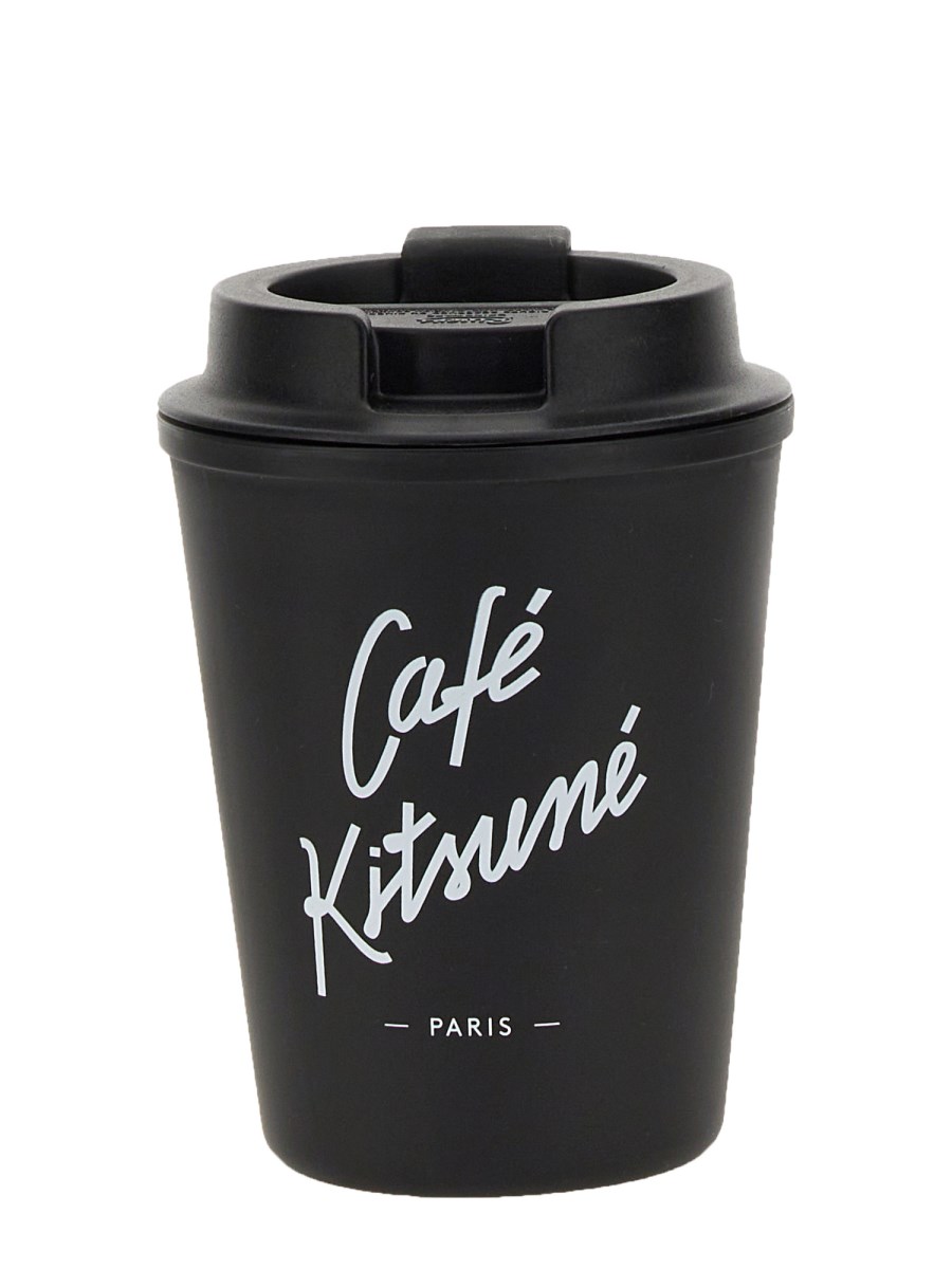 Maison Kitsuné - Cafe Kitsune Coffee Tumbler  HBX - Globally Curated  Fashion and Lifestyle by Hypebeast