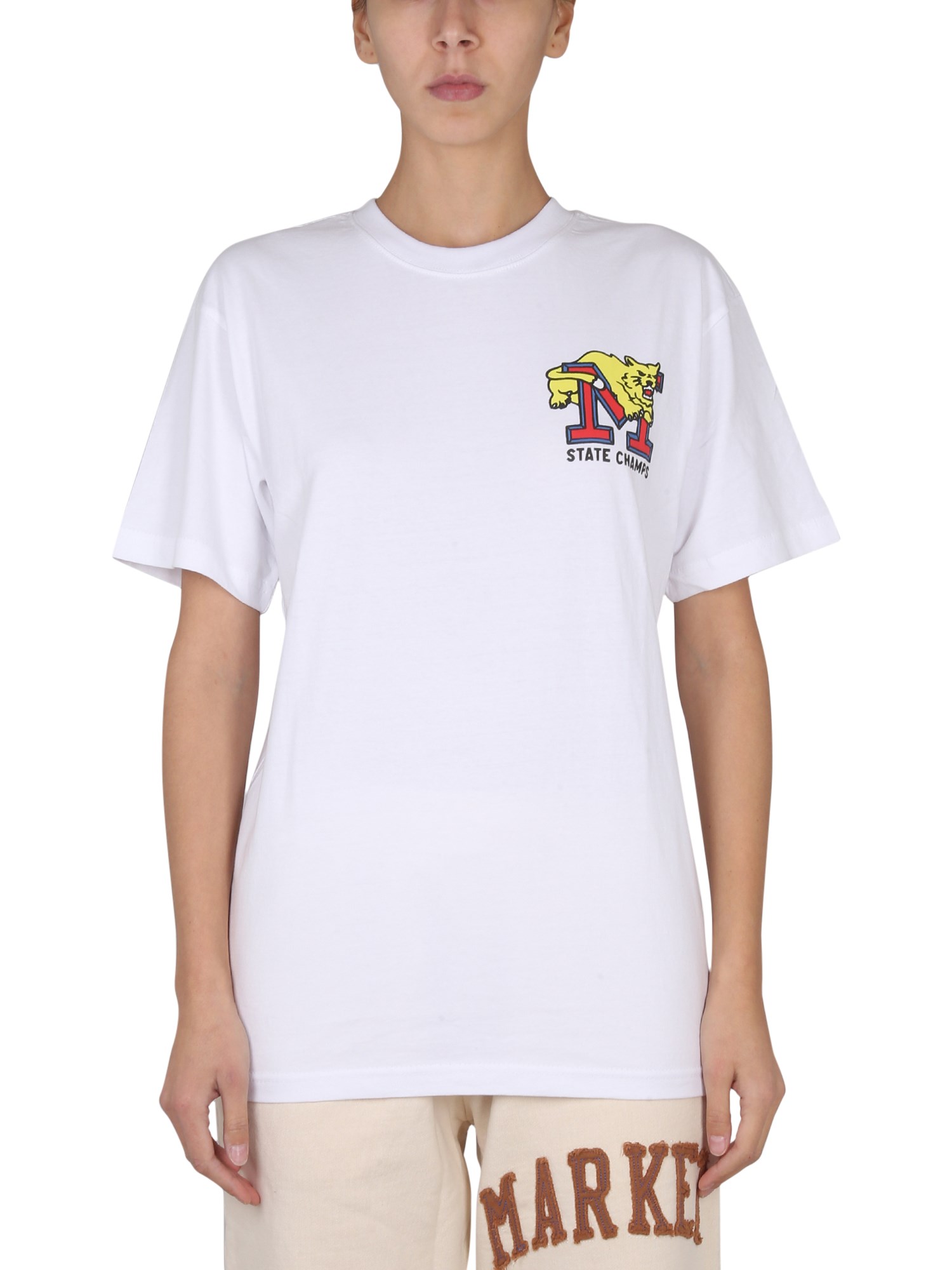 Market T-shirt State Champs In White