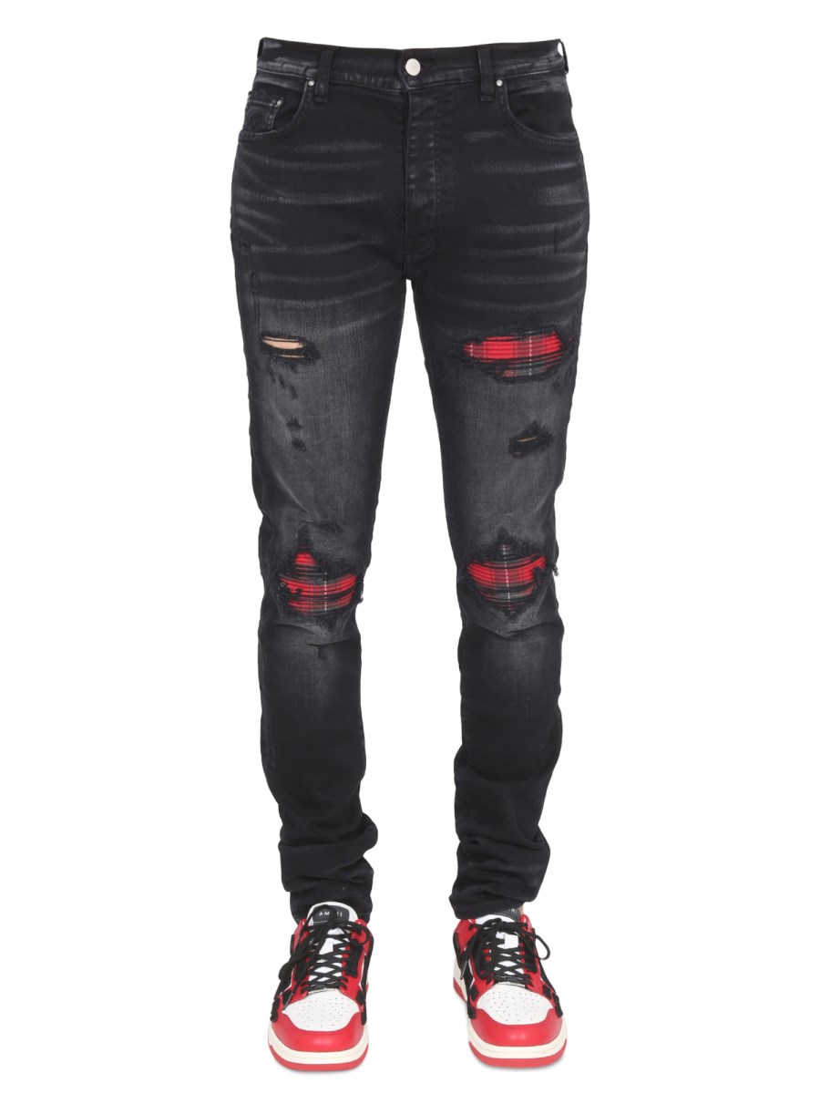 AMIRI - SLIM FIT COTTON DENIM JEANS - Eleonora Bonucci