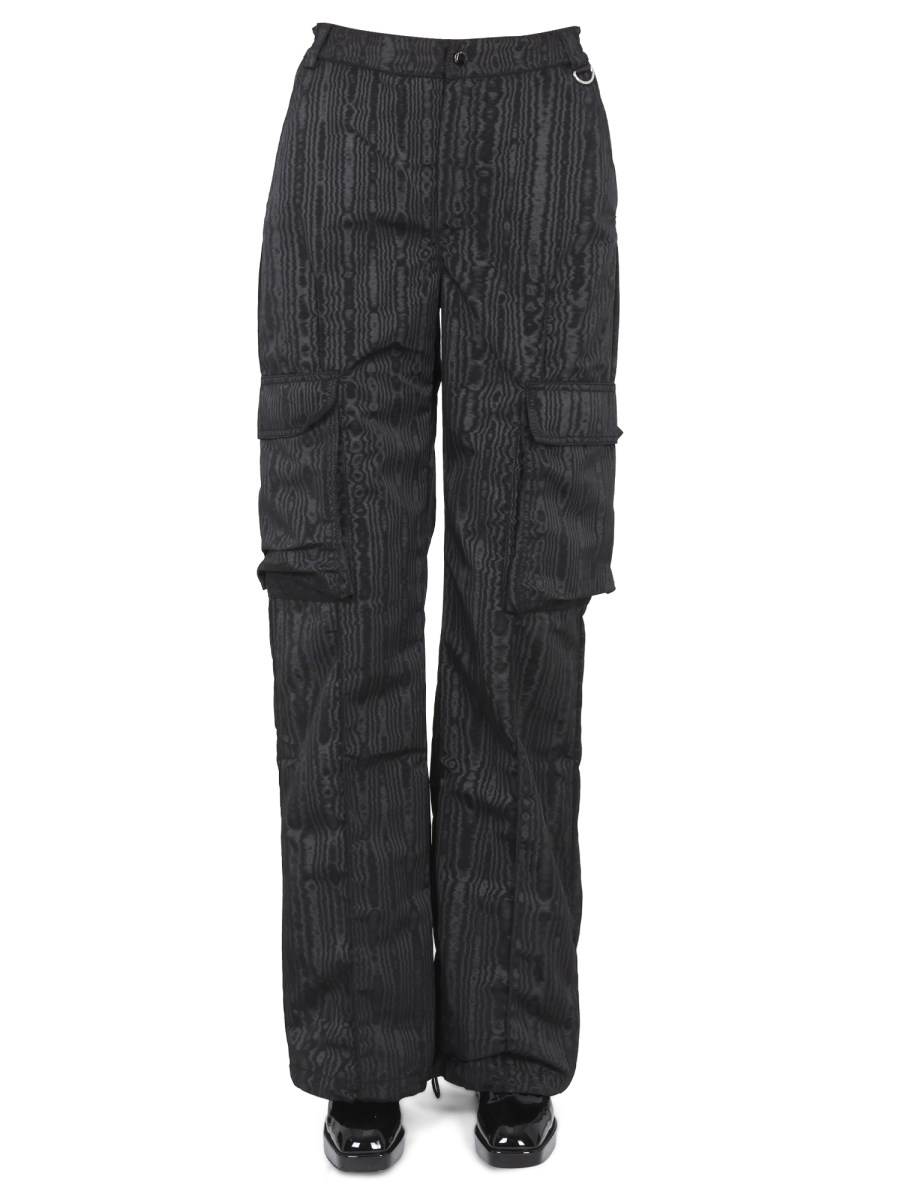 MARINE SERRE - CARGO PANTS IN MOIRé - Eleonora Bonucci