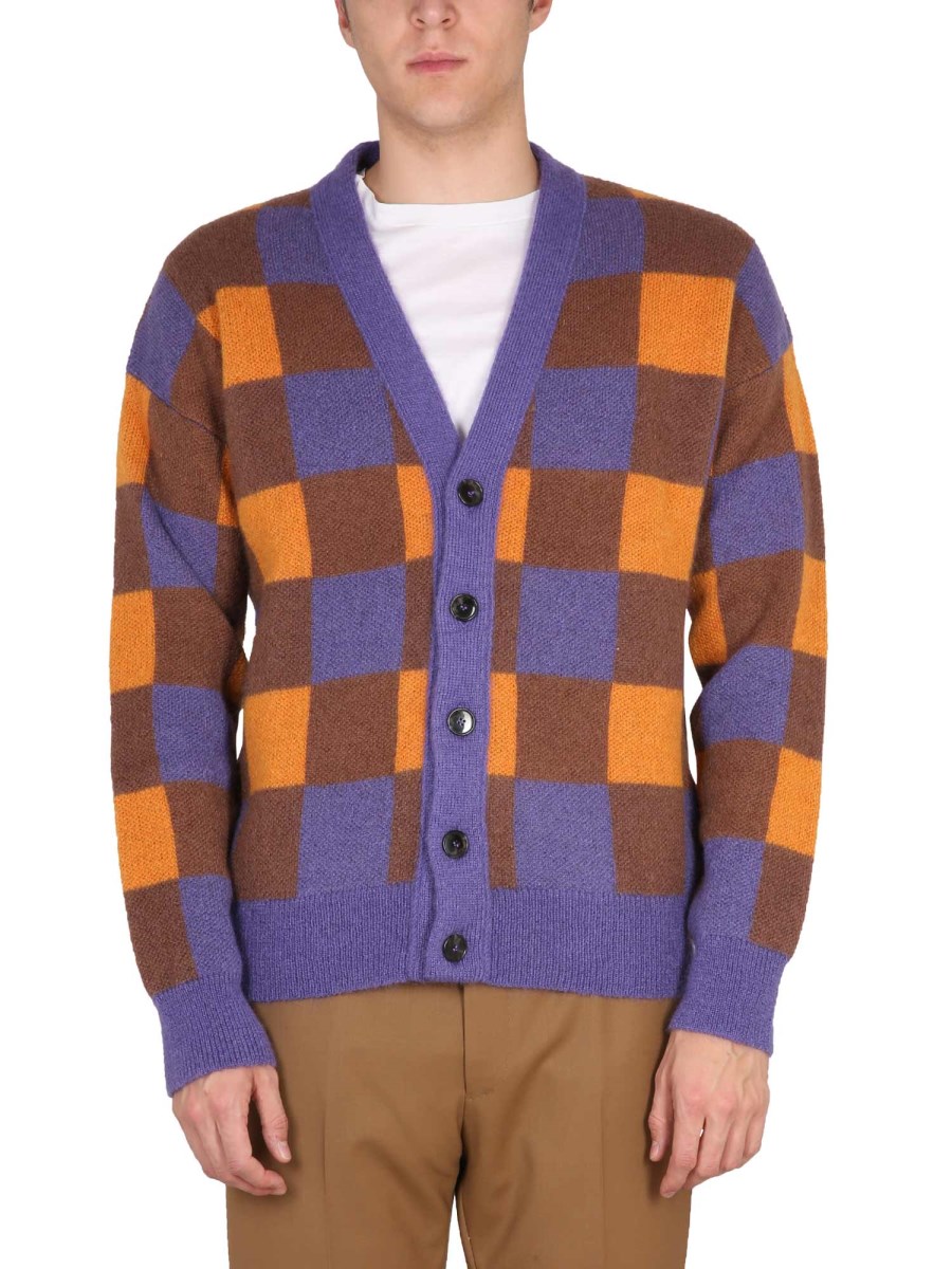 DRÔLE DE MONSIEUR CARDIGAN CON MOTIVO CHECK