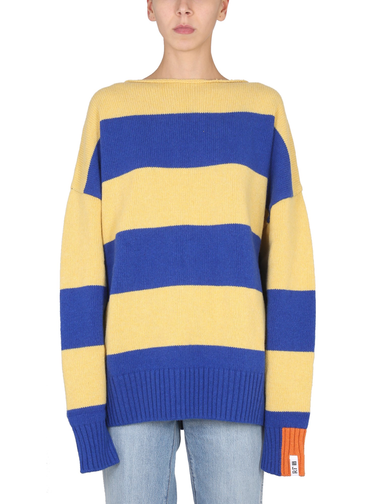 Right For Striped Shirt Unisex In Yellow