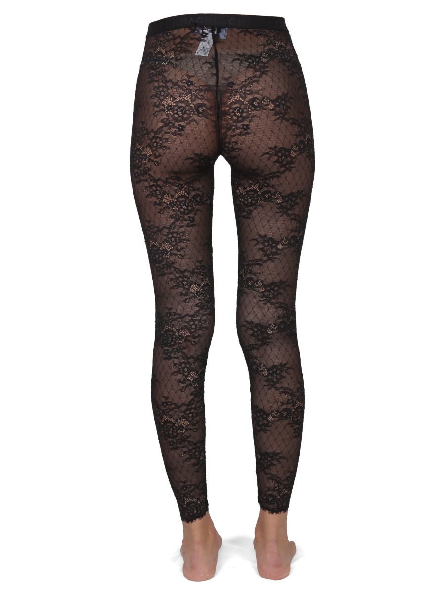 LEGGINGS CON STAMPA LOGO LETTERING