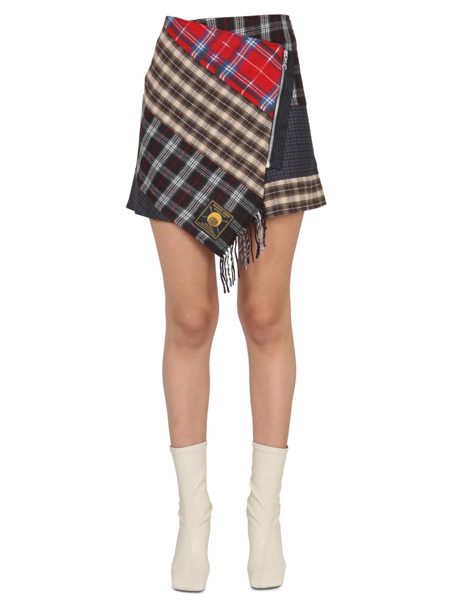 Mini skirt in lurexåº hotsell stewart tartan