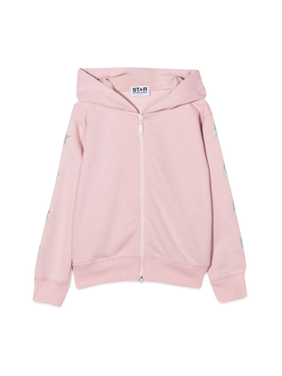 ZIPPED HOODIE GLITTER MULTISTAR