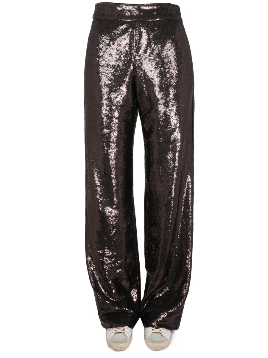 GOLDEN GOOSE PANTALONE CON PAILLETTES