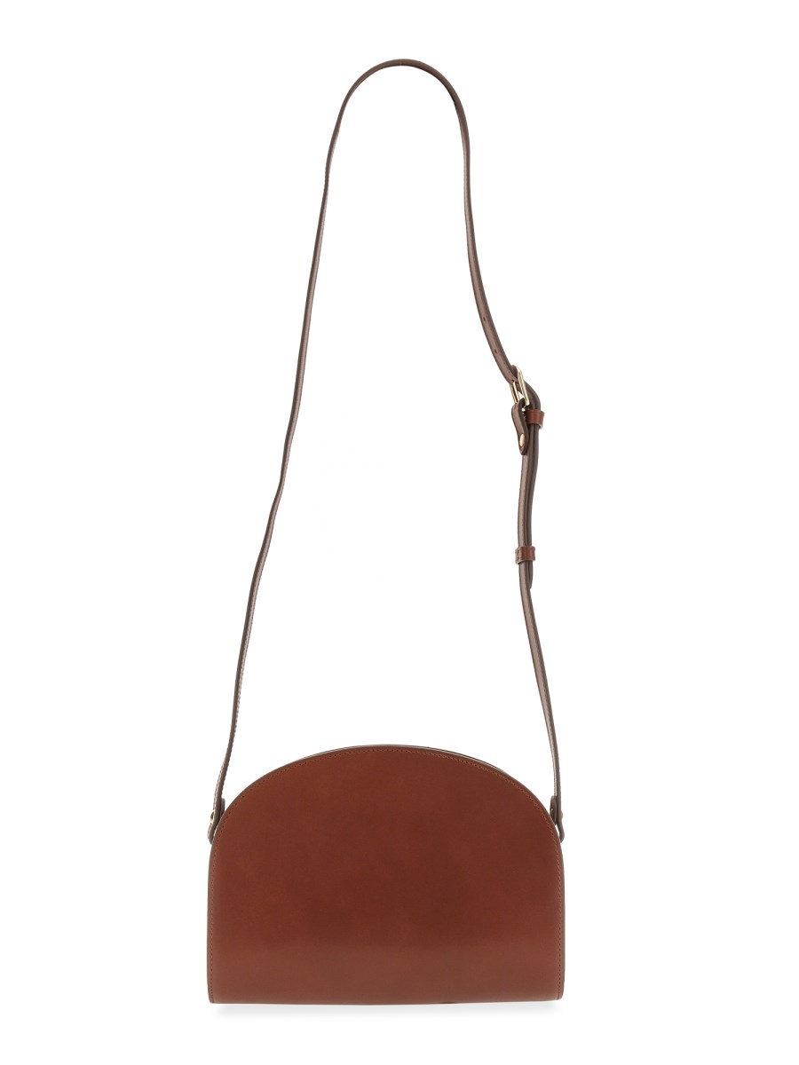 A.P.C. Grace Small Shoulder Bag In Lilla Leather