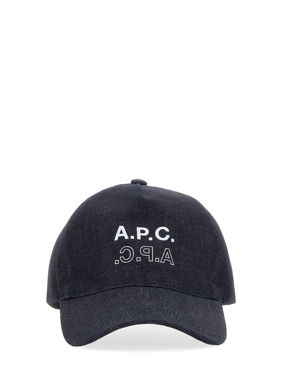 A.P.C. CAPPELLO DA BASEBALL IN COTONE CON LOGO