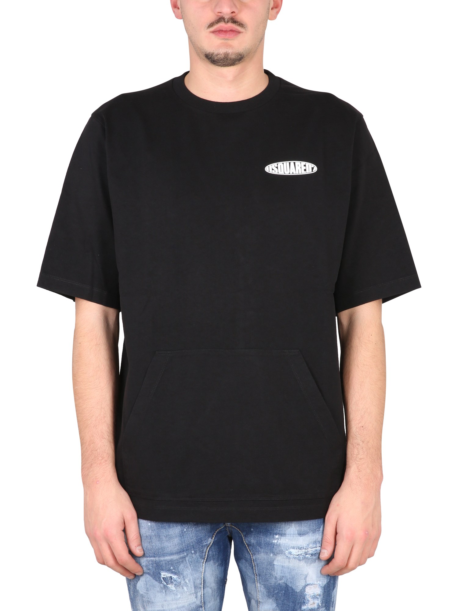 D2 Surf Board Skater T-shirt In Black