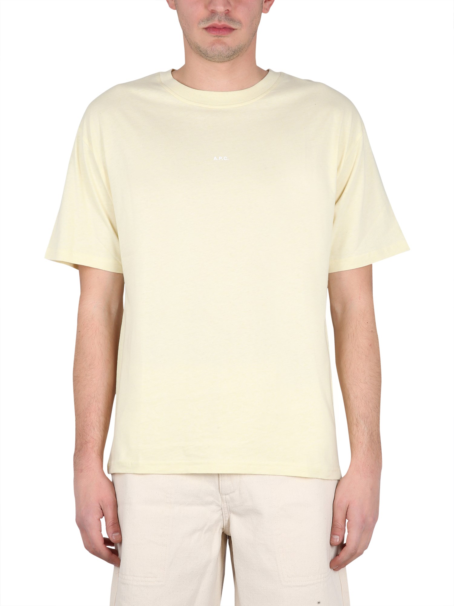 Shop Apc Kyle T-shirt In Yellow