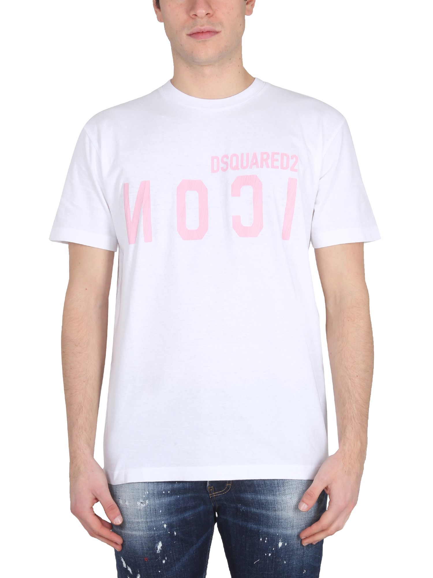 dsquared logo print t-shirt