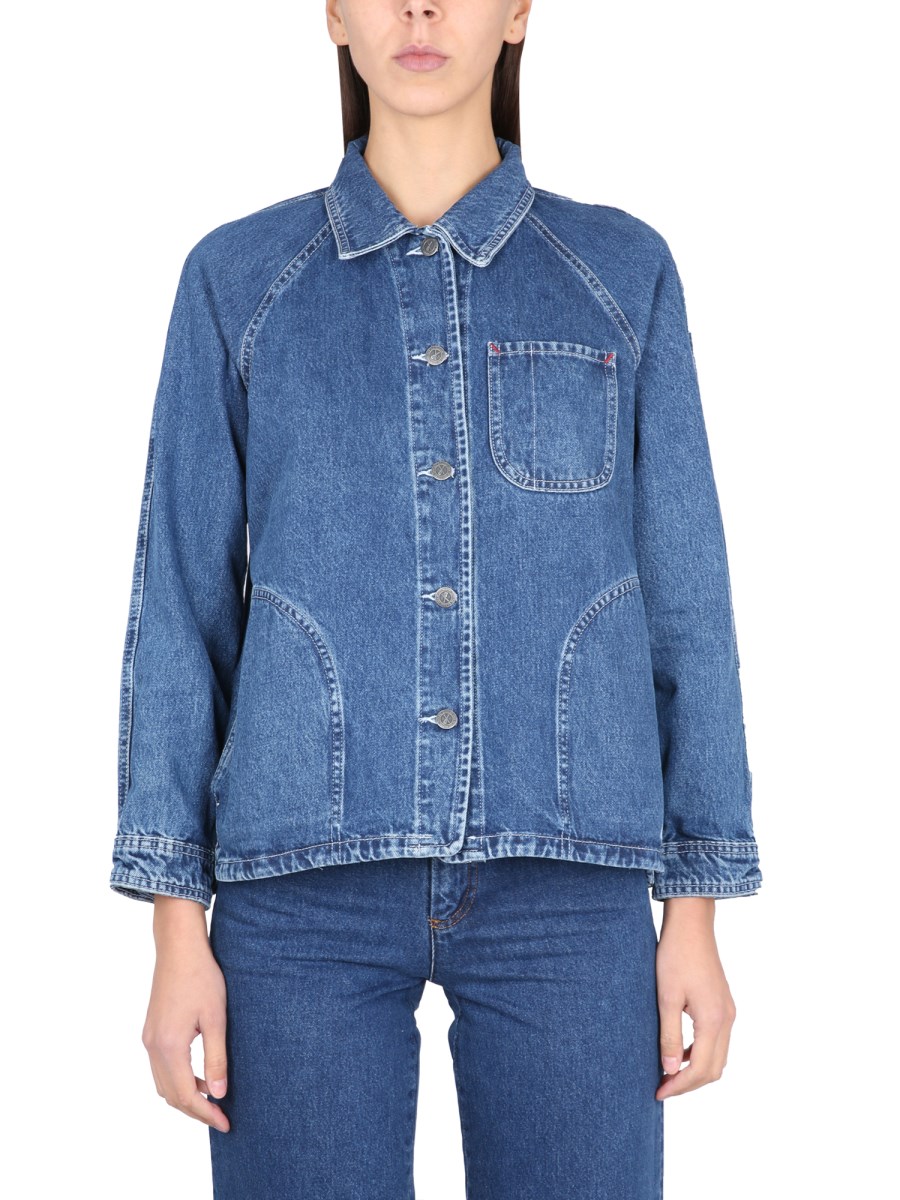 Apc denim jacket womens hotsell