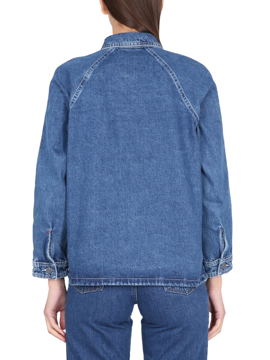 Apc denim hot sale jacket womens