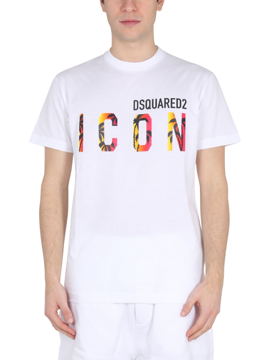 DSQUARED - T-SHIRT ICON IN COTONE - Eleonora Bonucci