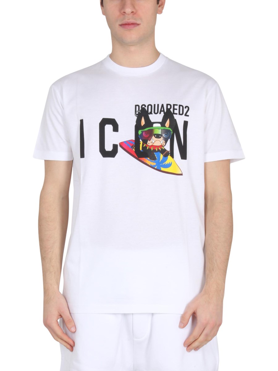 T shirt icon dsquared2 on sale uomo