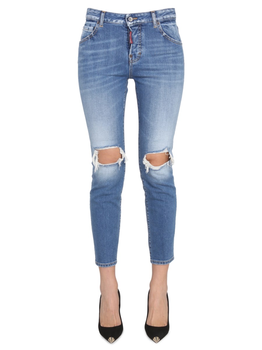 DSQUARED JEANS COOL GIRL IN DENIM DI COTONE