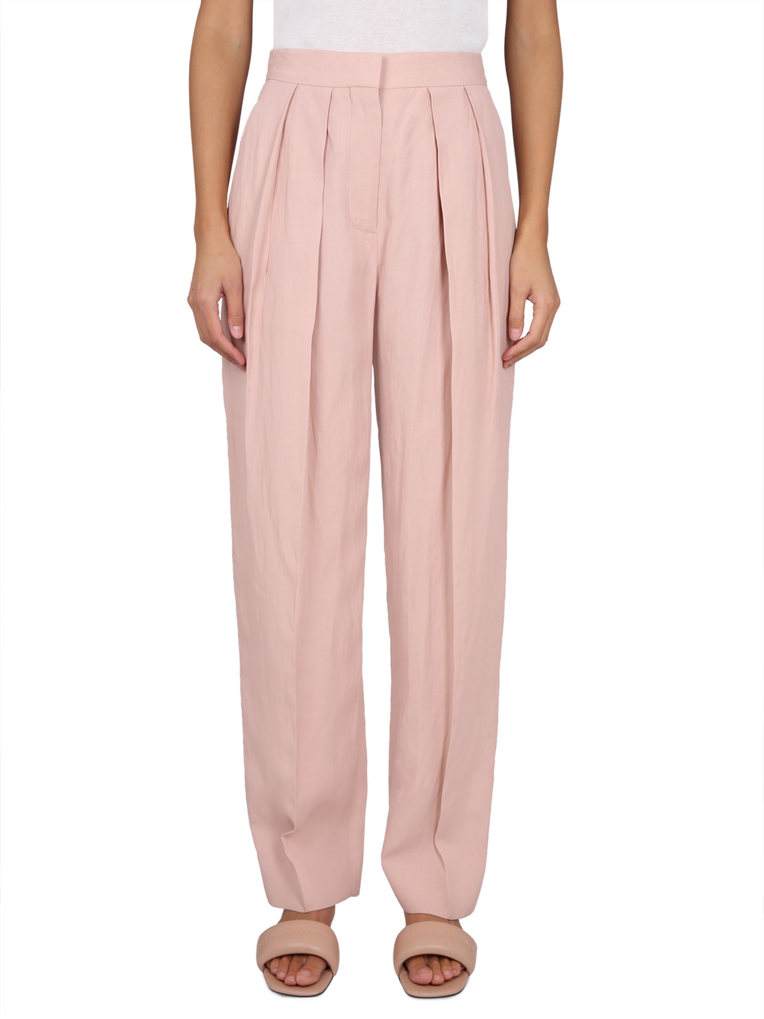 Stella Mccartney Soft Trousers In Pink
