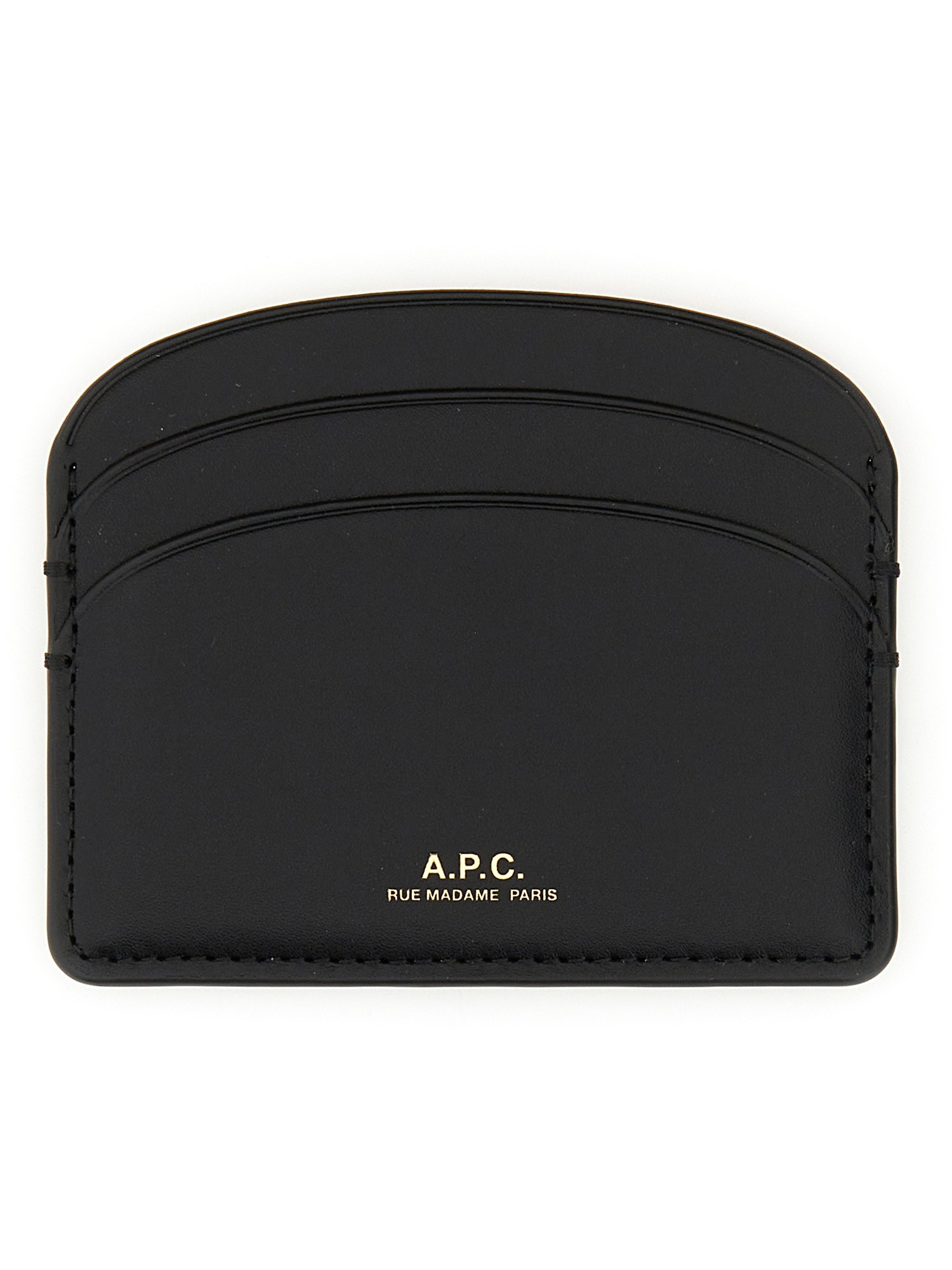 Apc A. P.c. Demi Lune Card Holder In Black