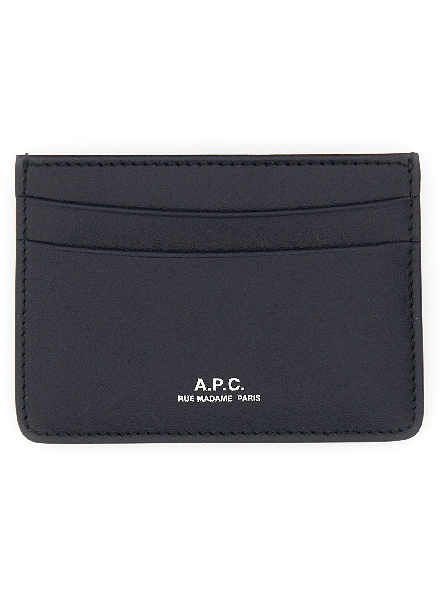 A.p.c. Andre Card Holder In Blue