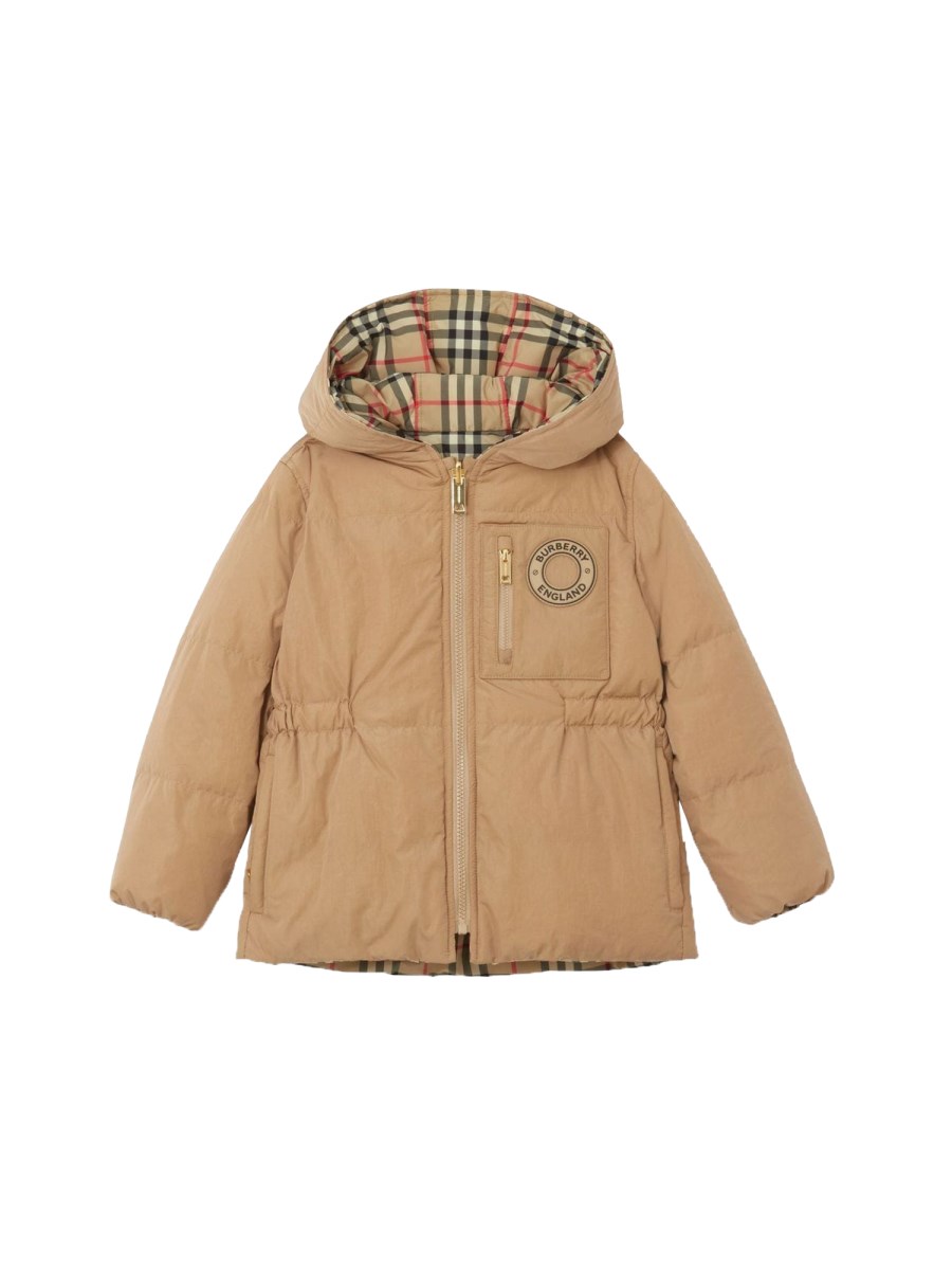 Burberry puffer coat kids on sale