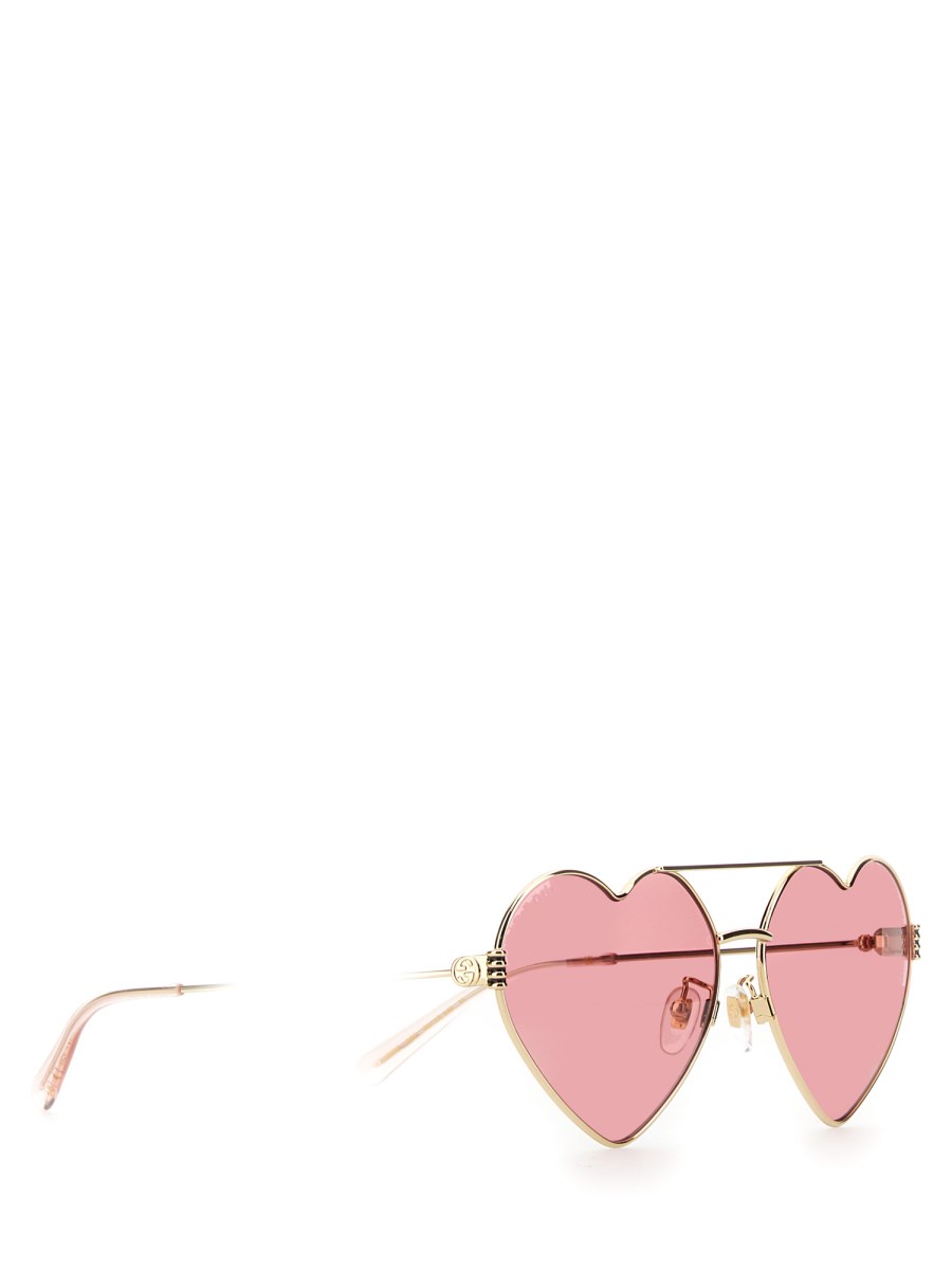 Gucci heart clearance sunglasses