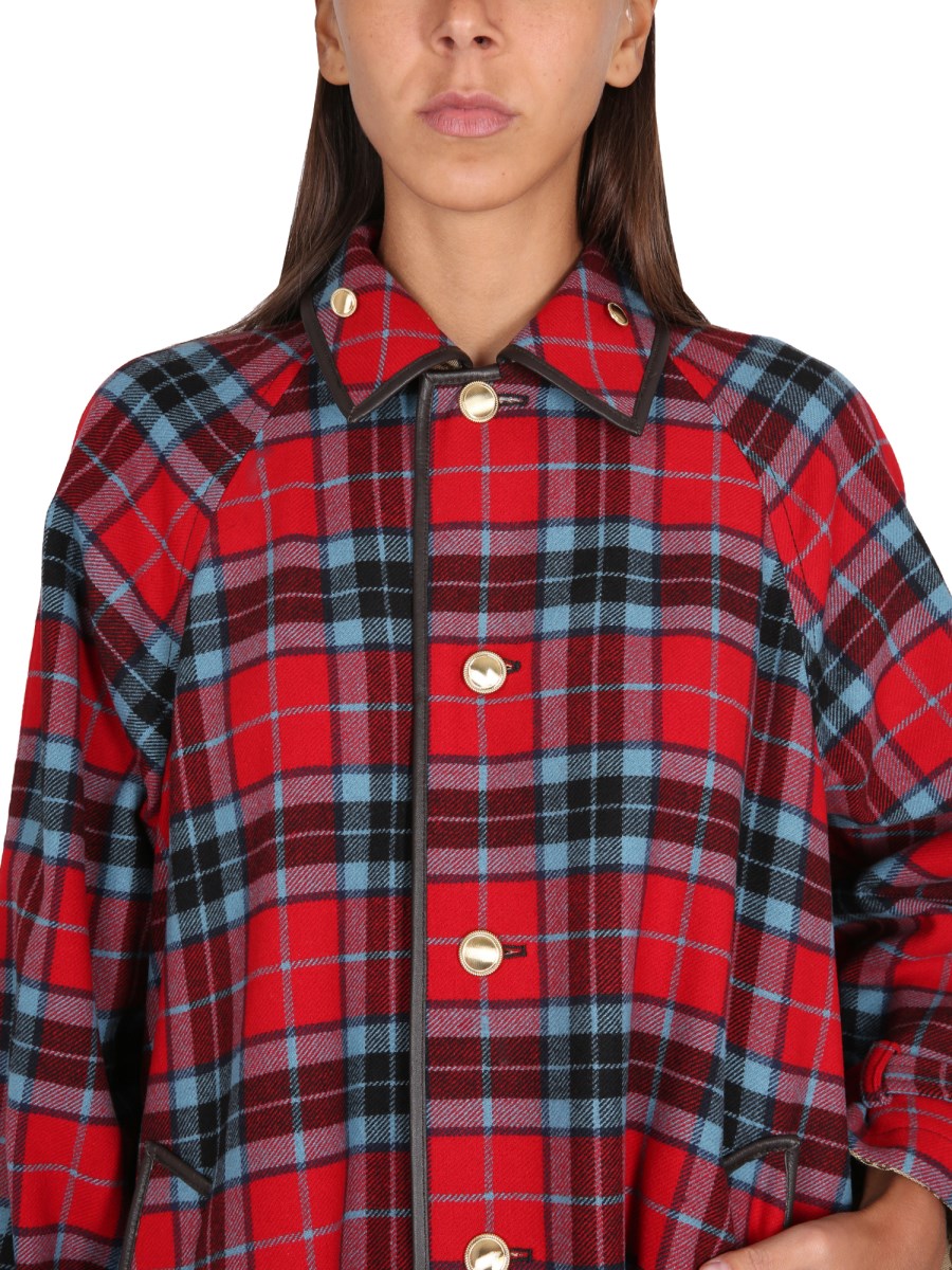 Gucci on sale plaid jacket