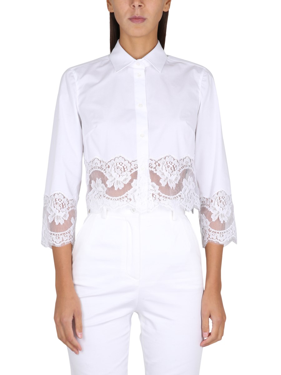 Dolce and 2024 gabbana lace shirt