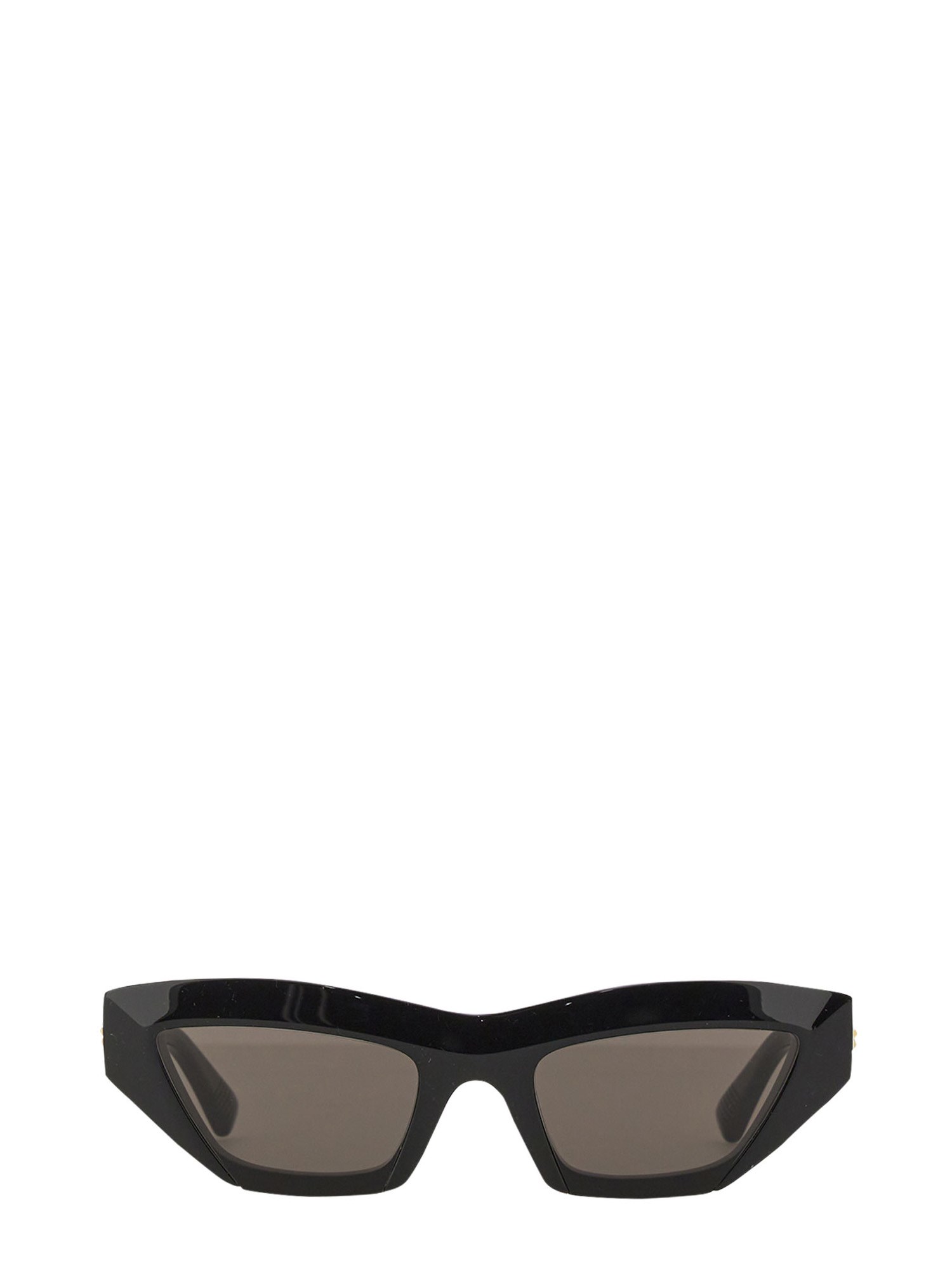 Bottega Veneta Sculptured Cat Eye Sunglasses In Black