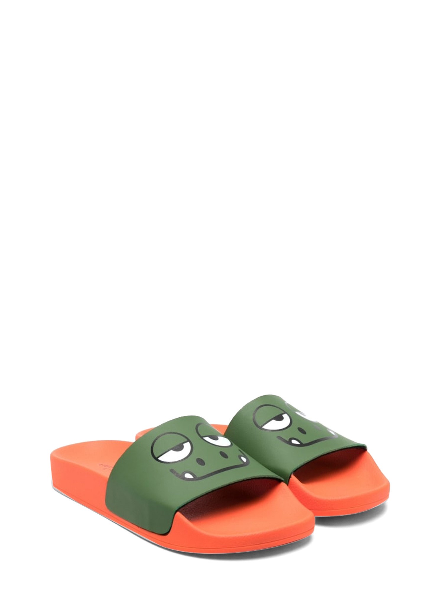 stella mccartney chameleon rubber slippers