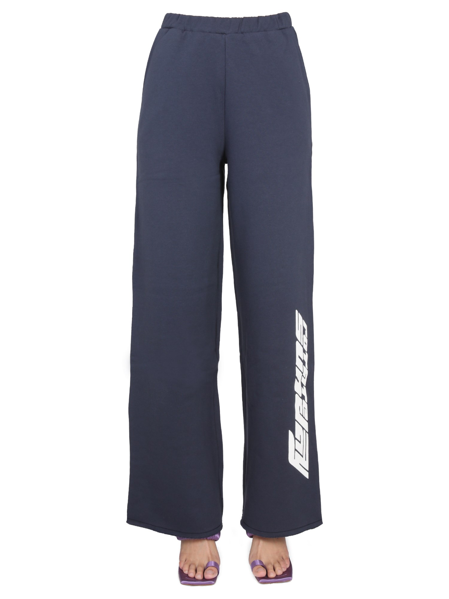 Rotate Birger Christensen Trousers Rotate Woman In Blue