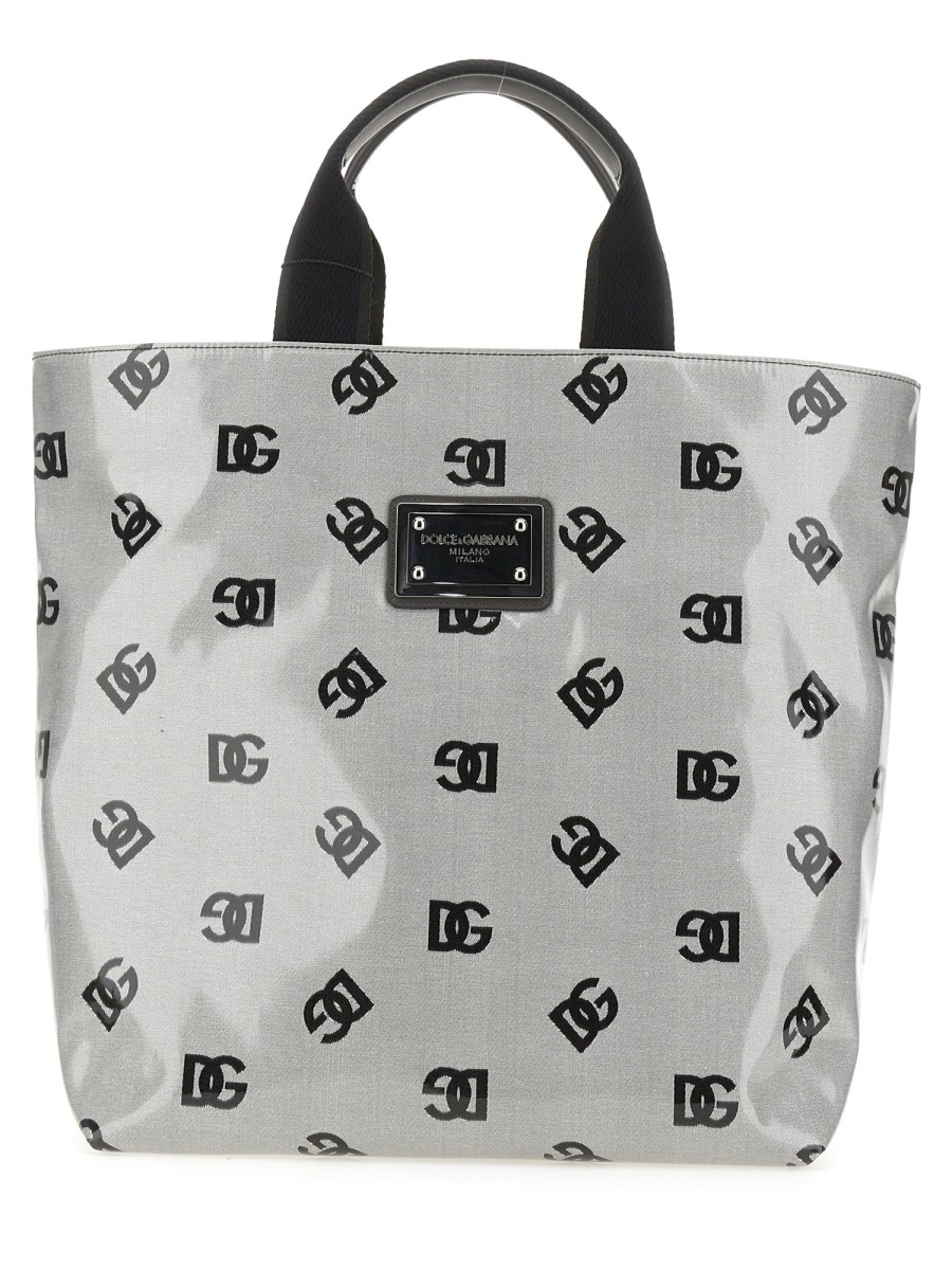 DOLCE GABBANA SHOPPER BAG WITH LOGO Eleonora Bonucci