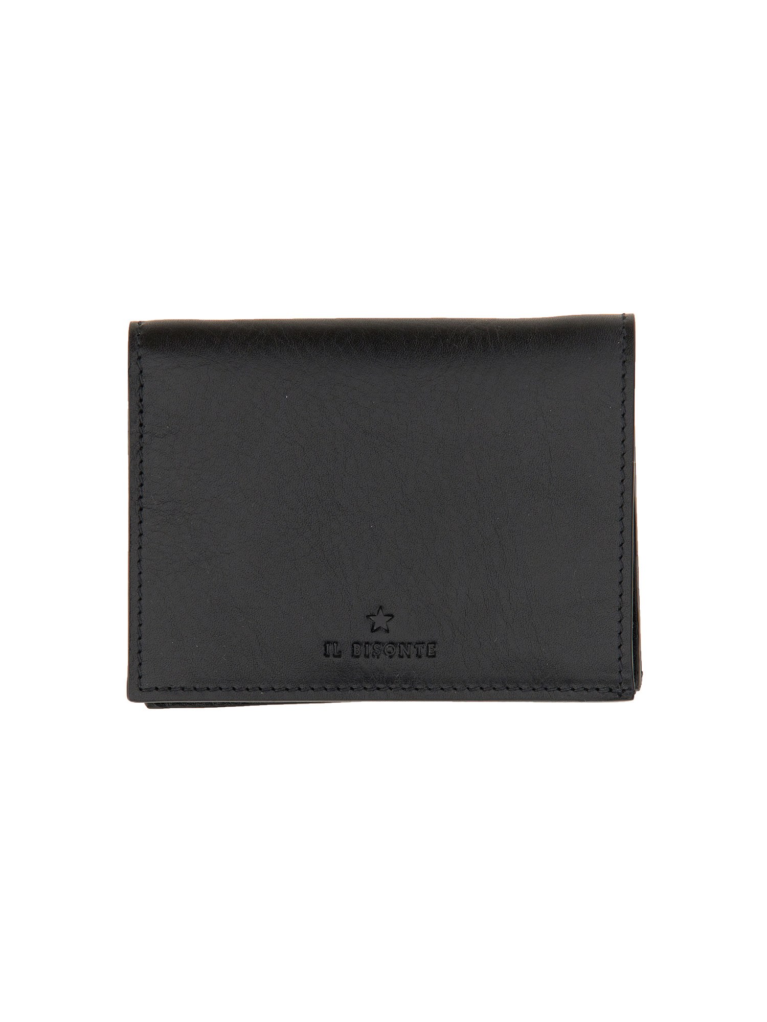 Il Bisonte Small Leather Wallet In Black