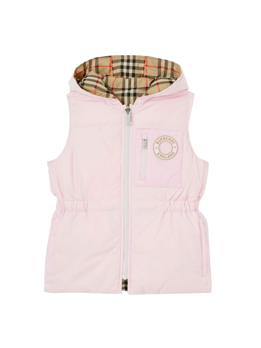 BURBERRY ALORA GILET QUILTS AND DOWN