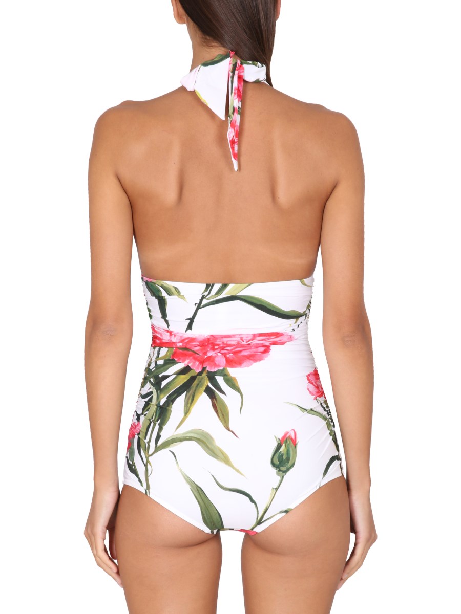 DOLCE & GABBANA - FLORAL PRINT ONE PIECE SWIMSUIT - Eleonora Bonucci