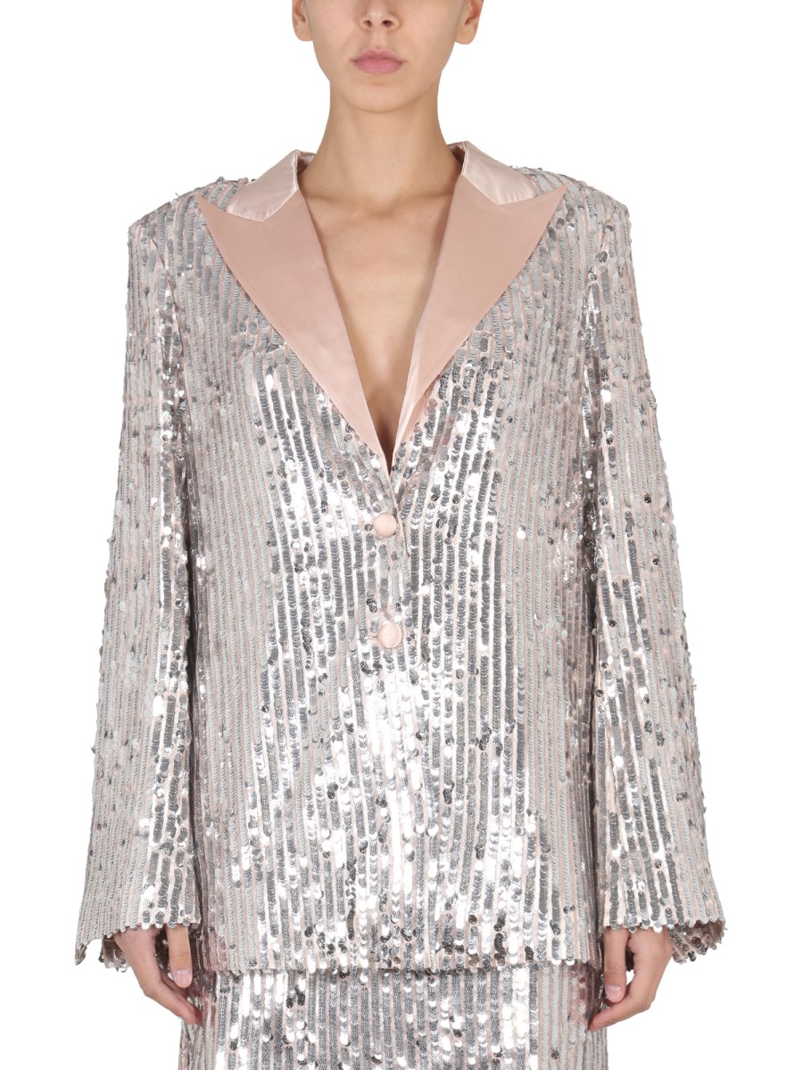 ROTATE BIRGER CHRISTENSEN BLAZER CON PAILLETTES