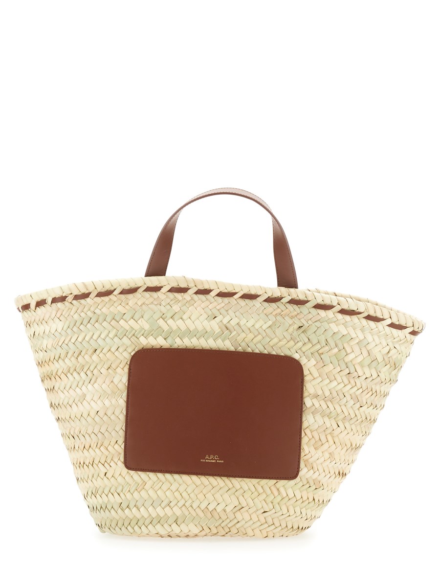 LOEWE Raffia Weave Tote Bag - Farfetch