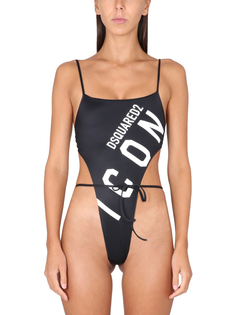 DSQUARED - ONE PIECE SWIMSUIT WITH LOGO - Eleonora Bonucci DSQUARED - ONE PIECE SWIMSUIT WITH LOGO - Eleonora Bonucci