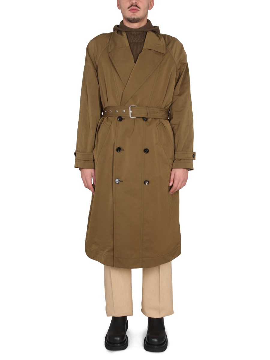 BOTTEGA VENETA TRENCH RIPIEGABILE IN NYLON TECNICO