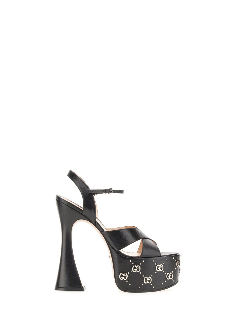 Gucci best sale studded sandals