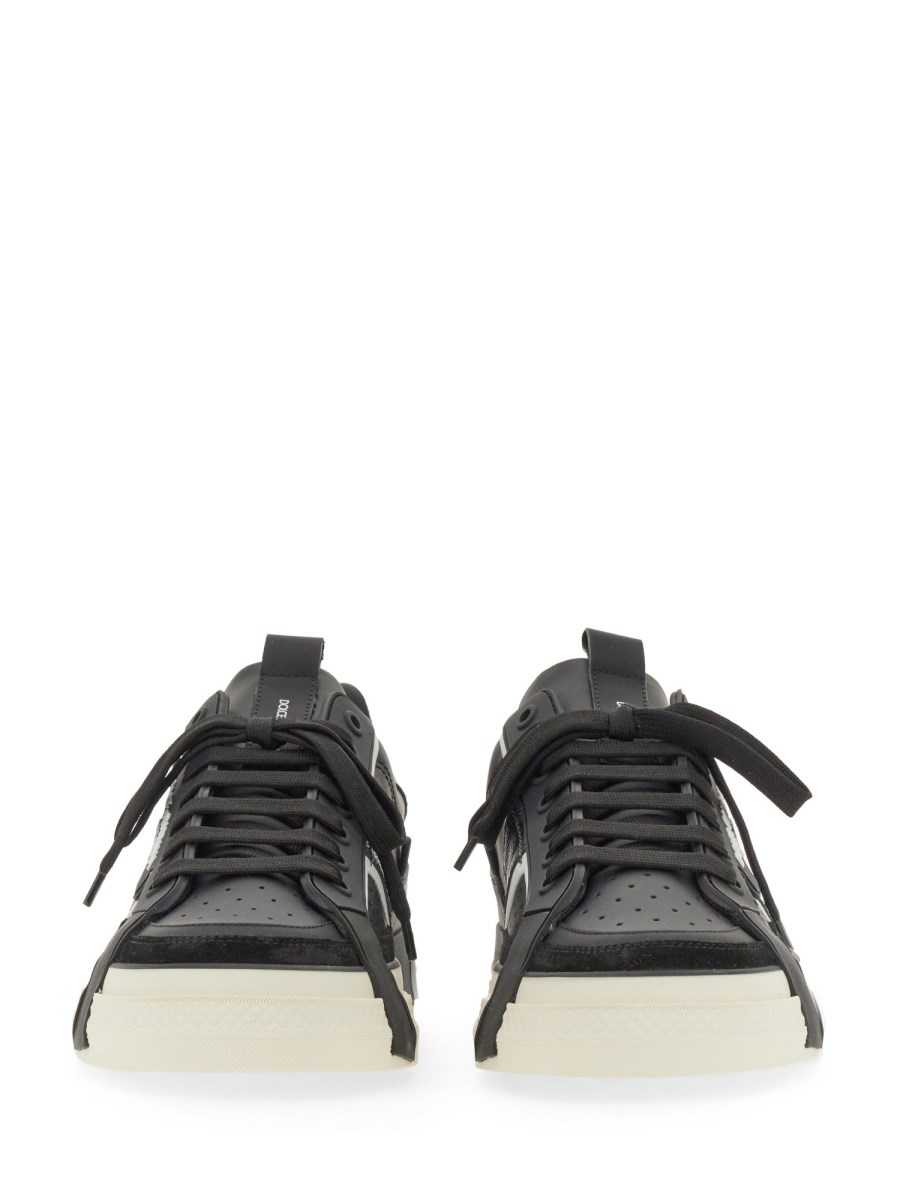 DOLCE & GABBANA - CUSTOM 2.ZERO LEATHER SNEAKER - Eleonora DOLCE & GABBANA - CUSTOM 2.ZERO LEATHER SNEAKER - Eleonora