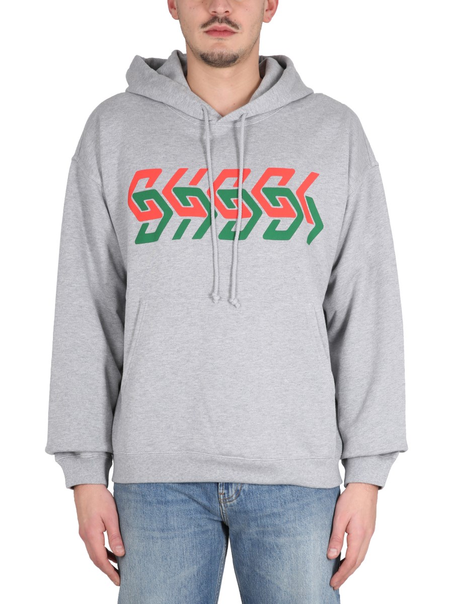 Gucci hot sale print hoodie