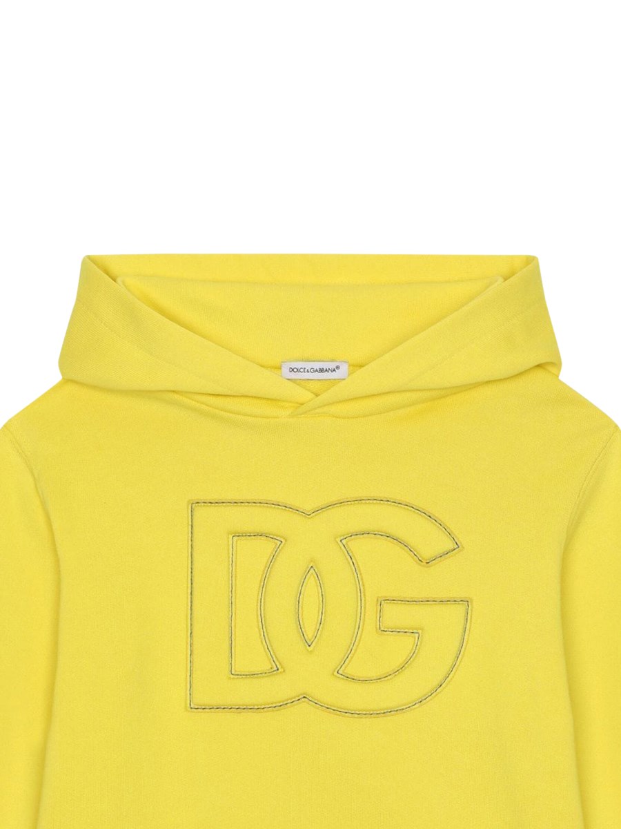 Dolce gabbana yellow hoodie sale